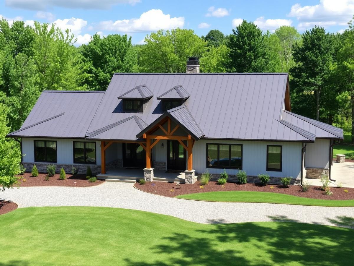 Modern Farmhouse Metal Roof